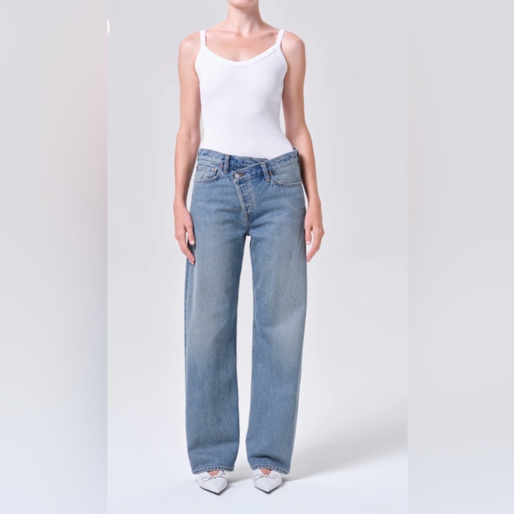 Agolde, (criss cross) size 25 - 100% organic cotton